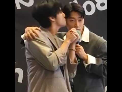 woo wants to kiss san for real ♡