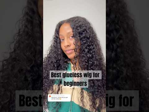 The BEST glueless wig for beginners! #gluelesswig #iseehairwig #beginnerwig