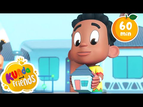 Words & Opposites, Head Shoulders Knees & Toes + More Nursery Rhymes & Kids Songs | Kunda & Friends