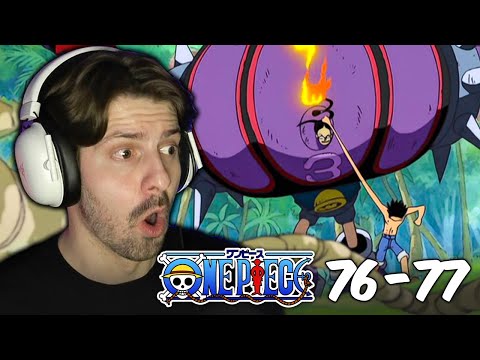 Luffy vs Mr. 3 - One Piece Reaction ~ Episode 76-77 Dub