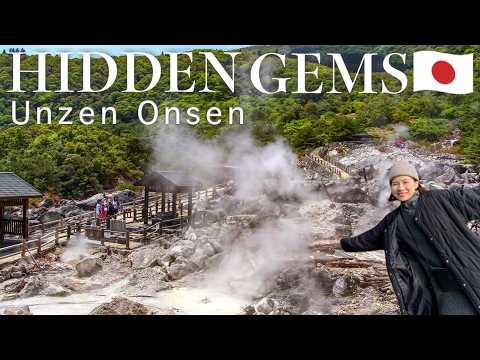 NAGASAKI (KYUSHU)🇯🇵 Hell Onsen Town "UNZEN"🌋 Japanese countryside🚞 Japan travel vlog