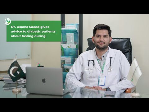 Dr. Usama Saeed gives advice to diabetic patients about fasting in Ramadan. | Transparent Hands