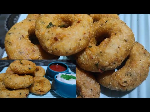 सूजी और ब्रेड का ऐसा सुपर टेस्टी नाश्ता की खाकर मजा आ जाए😋 vada snacks | Suji bread nashta recipe...