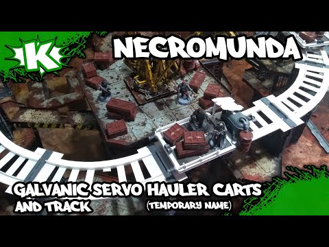 Necromunda Bulkhead Terrain - Galvanic Servo Hauler Carts/Trains