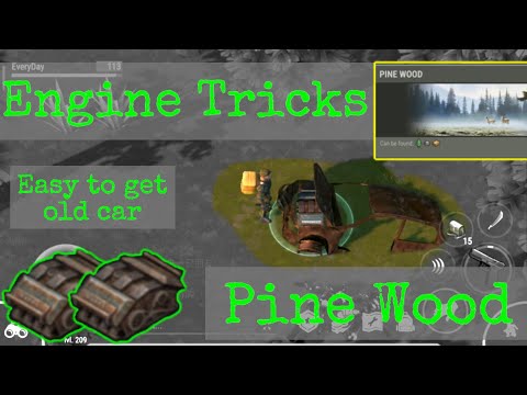 LDOE Engine Tricks | Last day on earth | Pine wood old car location | 1.17 #LdoeCarEngine