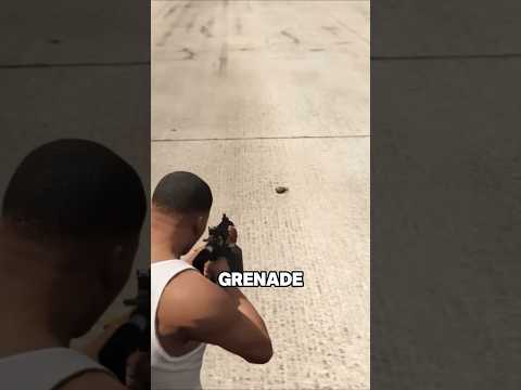 Shooting a grenade in GTA games! #shorts #grandtheftauto #gta #gaming #games