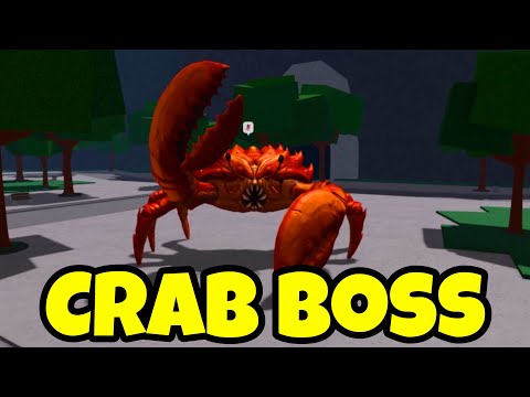 New *UPDATE* CRAB BOSS SHOWCASE UPDATE In The Strongest Battlegrounds! (Roblox)