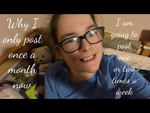 Why I am posting only once a month now | I Might do videos one or two days a week | Brooklyn