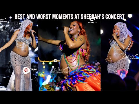 Best and worst moments that happened at Sheebah's concert.