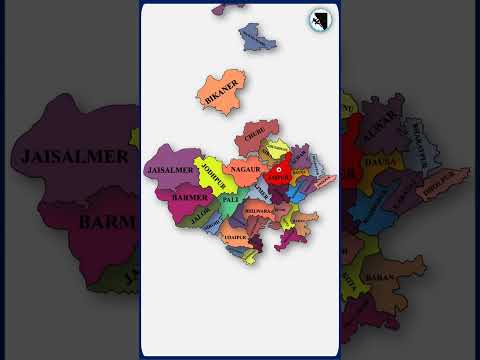 Map of Rajasthan / Rajasthan Geography