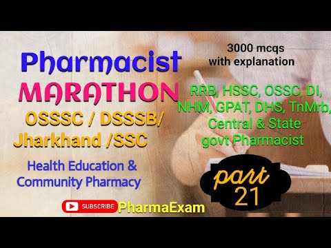 Health Education (356-370) Important Mcq #pharmacistexampreparation #osssc_pharmacistexam #dsssb