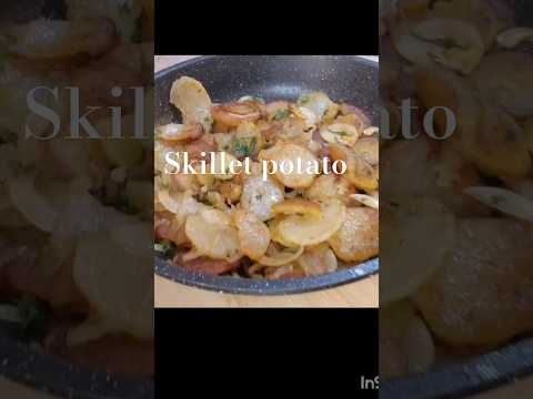 ##skilletpotatoes #food #easyrecipe #easypotatobreakfast #asmr #trending