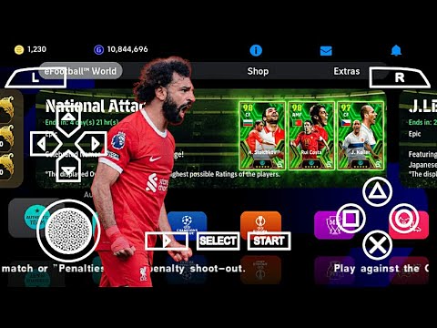 eFootball PES 2024 PPSSPP Transfer Update CameraPs5 Full Tim Eroupa & Saudi Arab Best Graphics