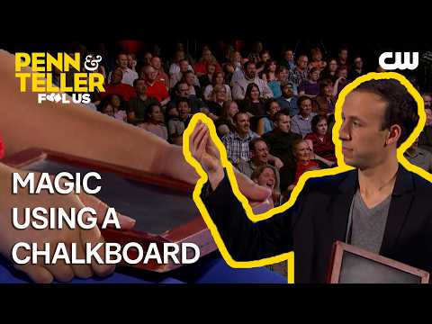 Magician Peter’s Unique Chalkboard Trick | Penn & Teller: Fool Us | The CW