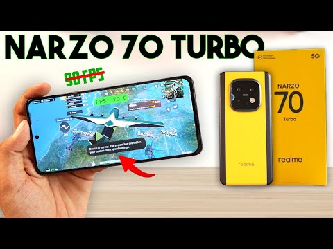 realme Narzo 70 Turbo *90 Fps* BGMI Test  With Fps Meter - Heating and Battery Drain Test