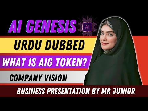 CEO of Ai Genesis Project | Live Webinar In Urdu Dubbing | AIG Token | Tech With Mahwish Jaffri