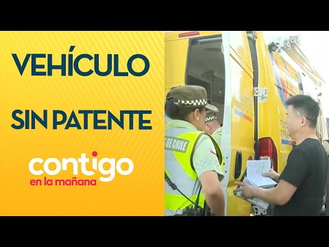 "DICE QUE SE LA ROBARON": Conductor chino transitaba sin patente - Contigo en la Mañana