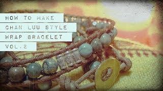 チャンルー風ラップブレスレットの作り方 Vol.2｜DIY Wrap Bracelet