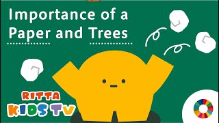 WASTING PAPER: A Kid's Education Video On The Importance Of Trees | ANIMATION VIDEOS FOR KIDS