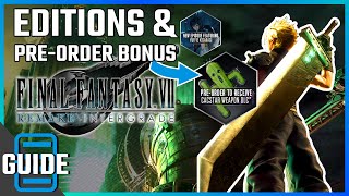 Final Fantasy VII Remake Intergrade - PreOrder Bonuses & Editions (PS5)