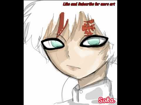 Naruto Gaara Speedpaint (Ibis Paint X)