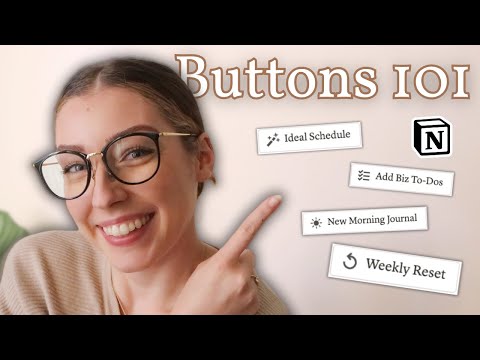 Best (& Worst!) Ways to Use Notion Buttons | Notion Button Tutorial