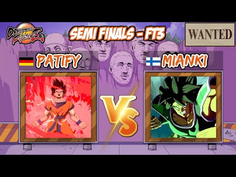 THE SAUCY NEWCOMER! Patify vs Mianki FT3 - WANTED DBFZ Semi finals