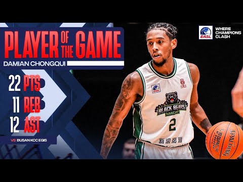 Player of the Game: Macau Black Bears Damian Chong Qui Triple-Double vs. Busan KCC Egis