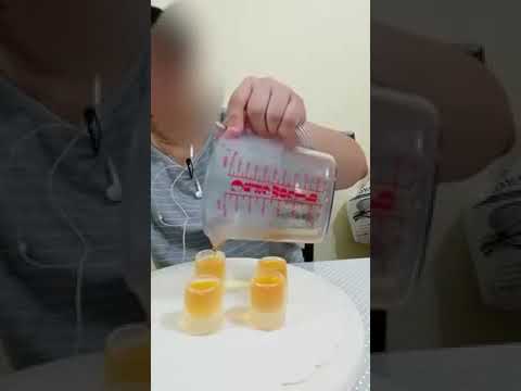 Part 5 燕菜拉钱蛋糕的做法 果冻拉钱蛋糕的做法 How to make pulling money jelly cake  啫喱拉钱蛋糕做法