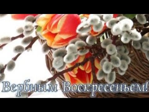 С Вербным Воскресеньем /Шикарная музыкальная открытка.