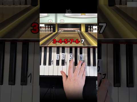 Wii Sports Theme Piano Tutorial #shorts