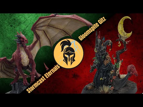 Age of Sigmar Battle Report: Stormcast Eternals vs Gloomspite Gitz: Tempest Lords vs Jaws of Mork!!