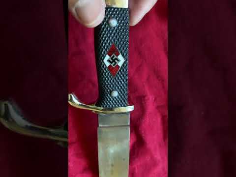 WWII German Hitler Youth Knife by Eickhorn, Messed With but not a reproduction.  Dagger Help