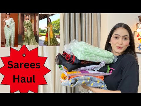 Sarees Haul 💗 Affordable Sarees haul