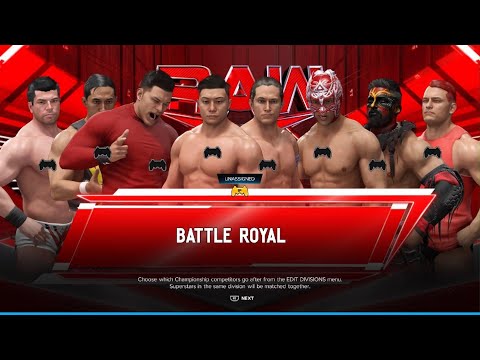 AWA Monday night dawn: 8 Man battle royal