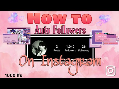 How to auto followers on instagram || EmiJoyiee