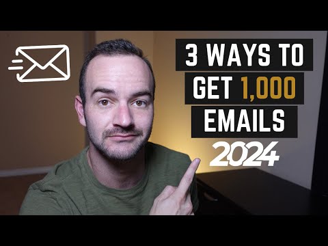 EMAIL MARKETING COURSE [2/3] 3 Ways to Get your First 1,000 Emails