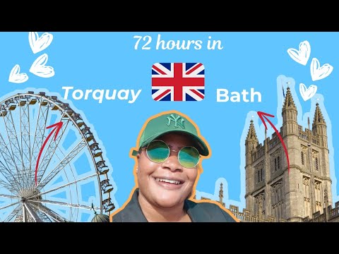 72 Hrs Tour in UK's prettiest cities..Torquay & Bath 🇬🇧| Food, beach, Hidden gems| UK Travel Vlog🇬🇧