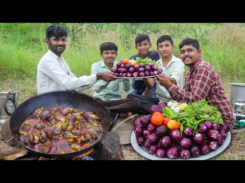 Bharva Baingan Recipe | Eggplants Recipe Cooking In Village | Stuffed Brinjal