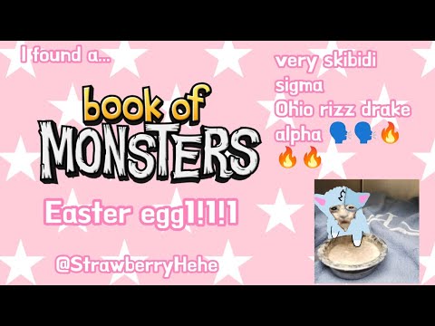 I found a book of monsters Easter egg 🗣️🗣️🗣️🔥🔥🔥🔥