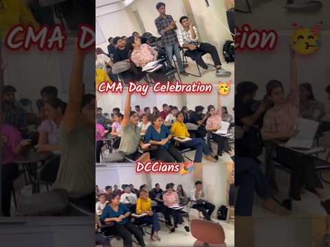 CMA Motivation 🔥| CMA Day Celebration 🥳 | Dhruv Coaching Classes #cma #cmafinal