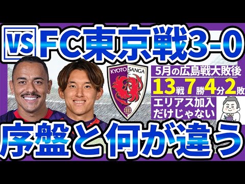 【京都vsFC東京戦レビュー&京都サポに聞く現状の好成績の理由】エリアス加入以外にもある序盤と異なる絶好調さ