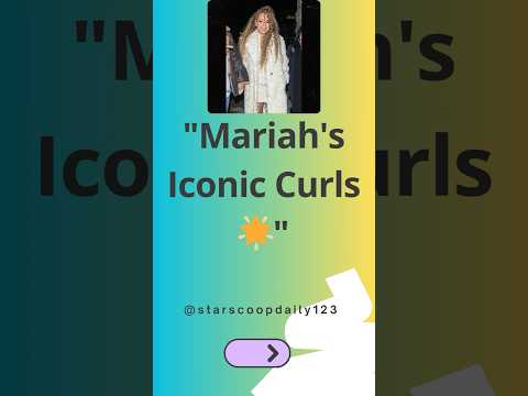 Mariah's Iconic Curls 🌟 #MariahCarey #RetroStyle #IconicCurls