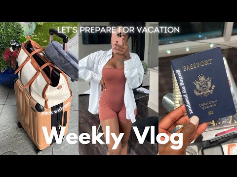 VLOG: vacation prep, shopping, nails, pack with me