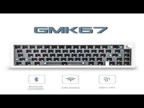 GMK67 65% Gasket Bluetooth 2.4G Wireless Hot-swappable Customized Mechanical Key