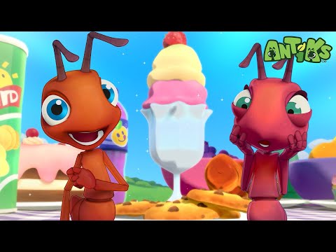 Chow Down | Full Episodes | Antiks | Cartoons for Kids