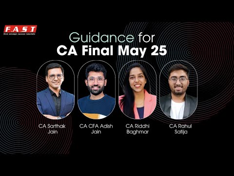 Guidance for CA FINAL MAY25 30 Dec | 7:30 PM