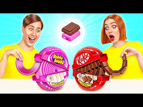 Bubble Gum vs Chocolate Food Challenge | Funny Challenges by Multi DO Joy