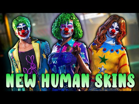 NEW HUMAN DLC SKINS in Killer Klowns From Outer Space?!