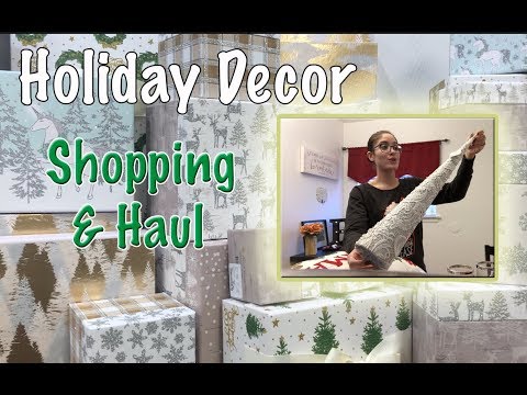 Holiday Decor Shopping & Haul | HomeGoods | Burlington Coat Factory | TJMAXX